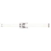 Z-Lite Idris 1Lt 4" LED Vanity/40W, Brushed Nickel/Opal White - 1019-40W-BN-LED