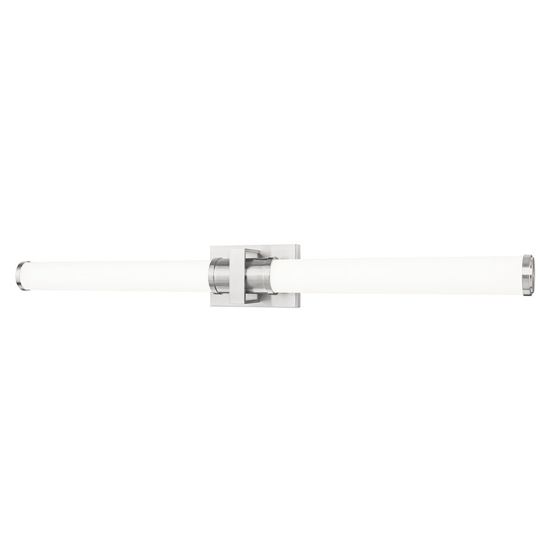 Z-Lite Idris 1Lt 4" LED Vanity/40W, Brushed Nickel/Opal White - 1019-40W-BN-LED