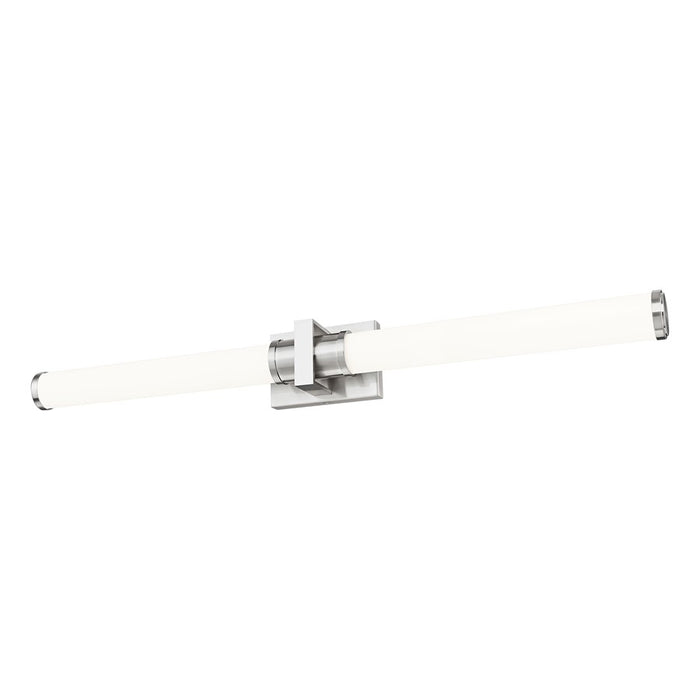 Z-Lite Idris 1 Light 4" LED Vanity 40W, Brushed Nickel/Opal White