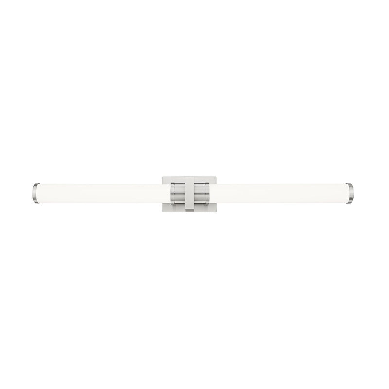 Z-Lite Idris 1 Light 4" LED Vanity 40W, Brushed Nickel/Opal White