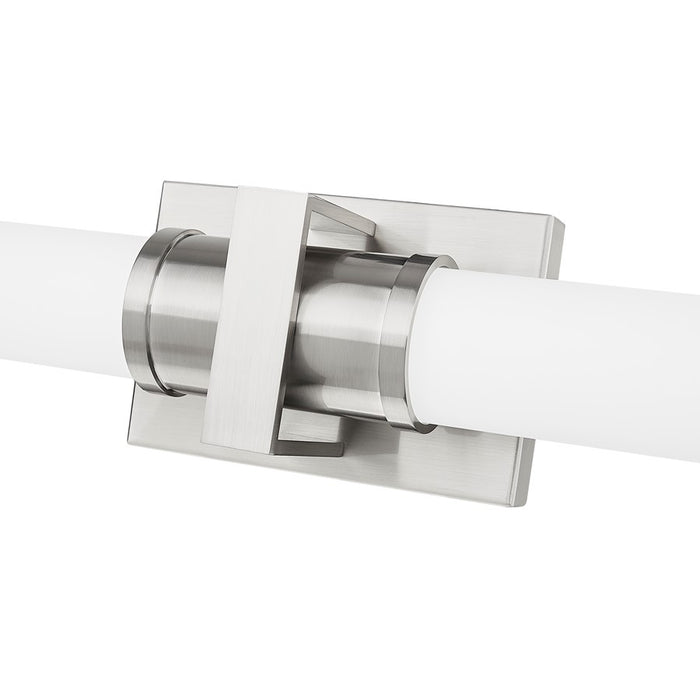 Z-Lite Idris 1 Light 4" LED Vanity 40W, Brushed Nickel/Opal White