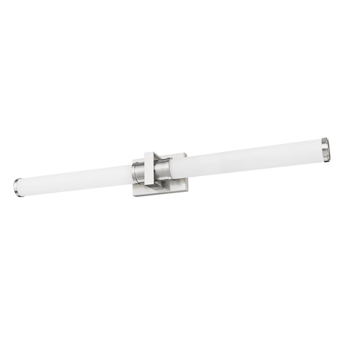 Z-Lite Idris 1 Light 4" LED Vanity 40W, Brushed Nickel/Opal White