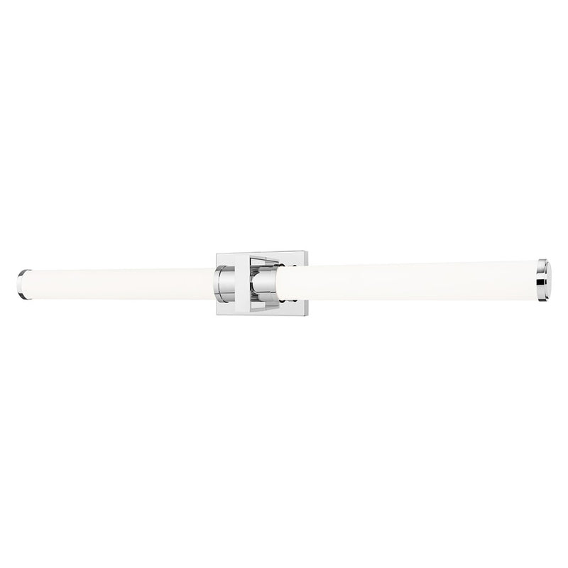 Z-Lite Idris 1 Light 4" LED Vanity/40W, Chrome/Opal White - 1019-40W-CH-LED