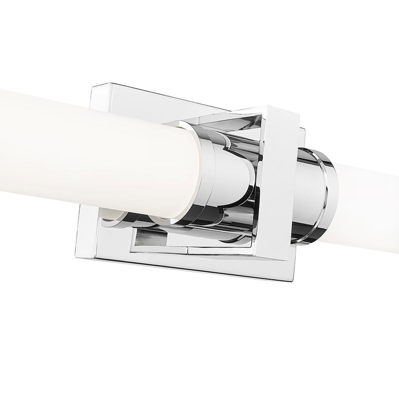 Z-Lite Idris 1 Light 4" LED Vanity/40W, Chrome/Opal White