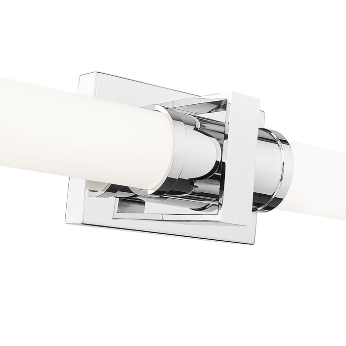Z-Lite Idris 1 Light 4" LED Vanity/40W, Chrome/Opal White