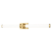 Z-Lite Idris 1Lt 4" LED Vanity/40W, Modern Gold/Opal White - 1019-40W-MGLD-LED