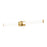 Z-Lite Idris 1 Light 4" LED Vanity 40W, Modern Gold/Opal White