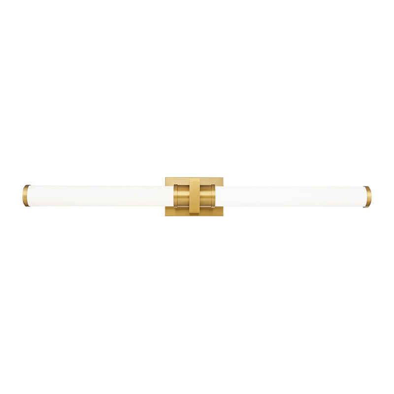 Z-Lite Idris 1Lt 4" LED Vanity/40W, Modern Gold/Opal White