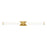 Z-Lite Idris 1 Light 4" LED Vanity 40W, Modern Gold/Opal White
