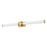 Z-Lite Idris 1 Light 4" LED Vanity 40W, Modern Gold/Opal White