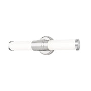 Z-Lite Warwick 1Lt 4" LED Vanity/18W, Nickel/Opal White - 1020-18W-BN-LED
