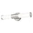 Z-Lite Warwick 1 Light 4" LED Vanity 18W, Nickel/Opal White
