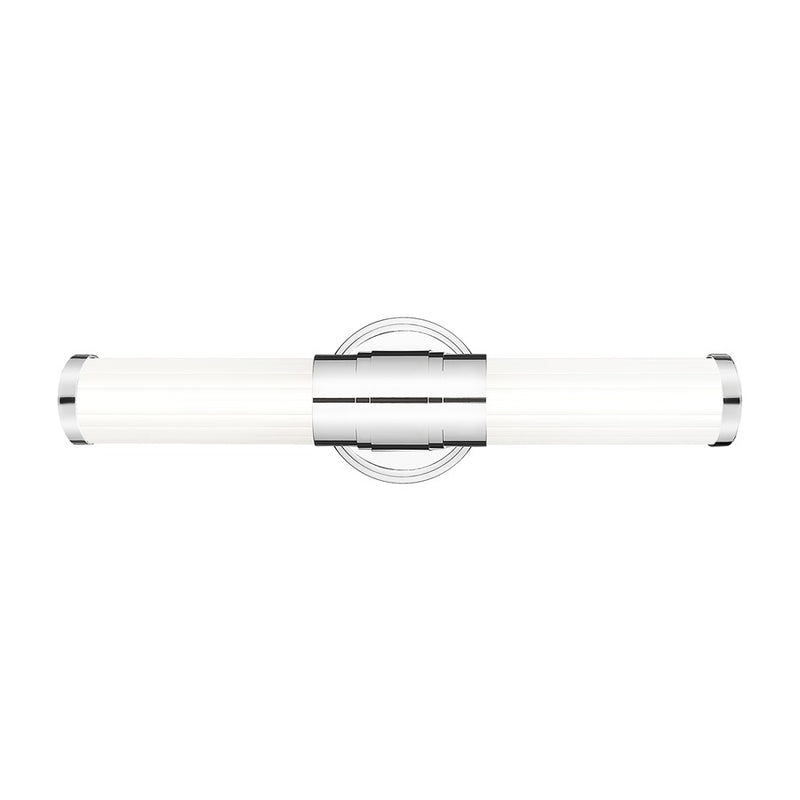 Z-Lite Warwick 1 Light 4" LED Vanity/18W, Chrome/Opal White