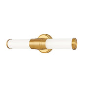 Z-Lite Warwick 1Lt 4" LED Vanity/18W, Modern Gold/Opal White - 1020-18W-MGLD-LED