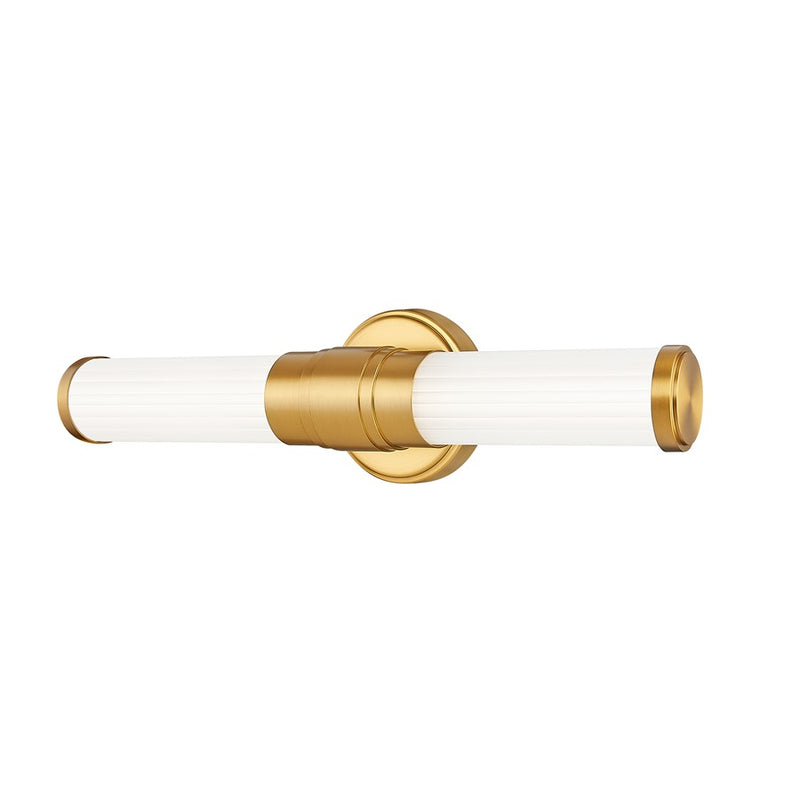 Z-Lite Warwick 1Lt 4" LED Vanity/18W, Modern Gold/Opal White - 1020-18W-MGLD-LED