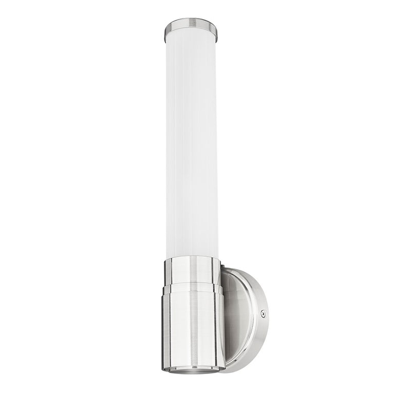 Z-Lite Warwick 1Lt 4" Wall Sconce, Brushed Nickel/Opal White