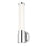 Z-Lite Warwick 1 Light 4" Wall Sconce, Chrome/Opal White