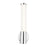 Z-Lite Warwick 1 Light 4" Wall Sconce, Chrome/Opal White