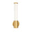 Z-Lite Warwick 1 Light 4" Wall Sconce, Modern Gold/Opal White