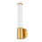 Z-Lite Warwick 1 Light 4" Wall Sconce, Modern Gold/Opal White