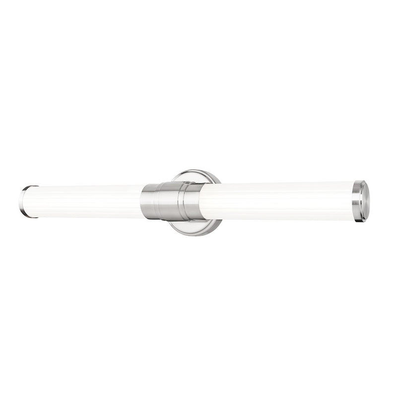 Z-Lite Warwick 1 Light 4" LED Vanity/25W, Nickel/Opal White - 1020-25W-BN-LED