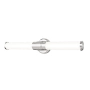Z-Lite Warwick 1Lt 4" LED Vanity/25W, Nickel/Opal White - 1020-25W-BN-LED