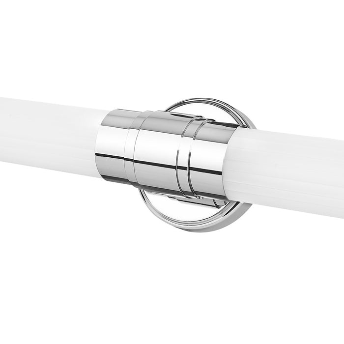 Z-Lite Warwick 1 Light 4" LED Vanity/25W, Chrome/Opal White