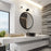 Z-Lite Warwick 1Lt 4" LED Vanity/25W, Matte Black/Opal White