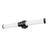 Z-Lite Warwick 1Lt 4" LED Vanity/25W, Matte Black/Opal White