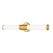 Z-Lite Warwick 1 Light 4" LED Vanity/25W, Modern Gold/Opal White - 1020-25W-MGLD-LED