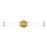 Z-Lite Warwick 1Lt 4" LED Vanity/25W, Modern Gold/Opal White