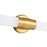 Z-Lite Warwick 1Lt 4" LED Vanity/25W, Modern Gold/Opal White