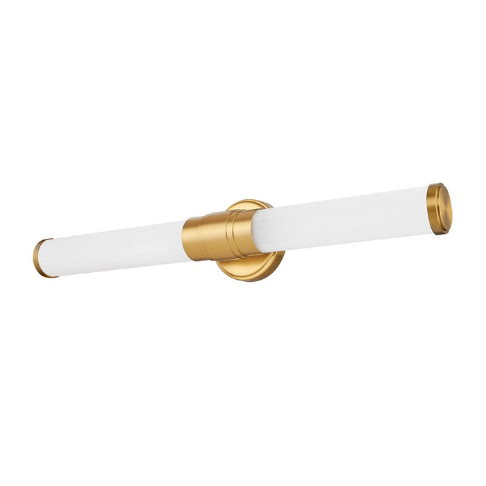 Z-Lite Warwick 1 Light 4" LED Vanity 25W, Modern Gold/Opal White