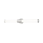 Z-Lite Warwick 1 Light 4" LED Vanity/32W, Nickel/Opal White - 1020-32W-BN-LED