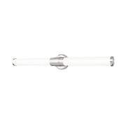 Z-Lite Warwick 1Lt 4" LED Vanity/32W, Nickel/Opal White - 1020-32W-BN-LED