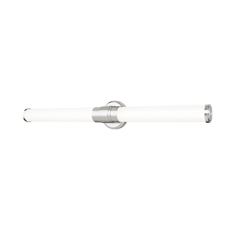 Z-Lite Warwick 1Lt 4" LED Vanity/32W, Nickel/Opal White - 1020-32W-BN-LED