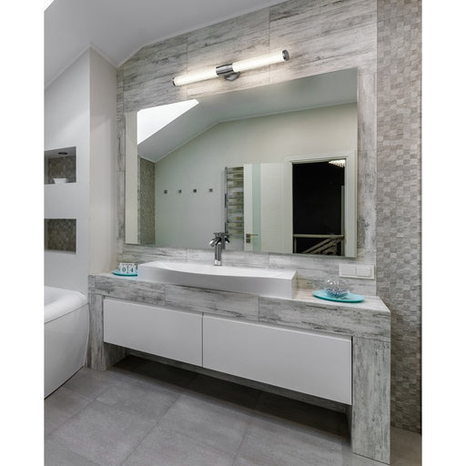 Z-Lite Warwick 1Lt 4" LED Vanity/32W, Nickel/Opal White