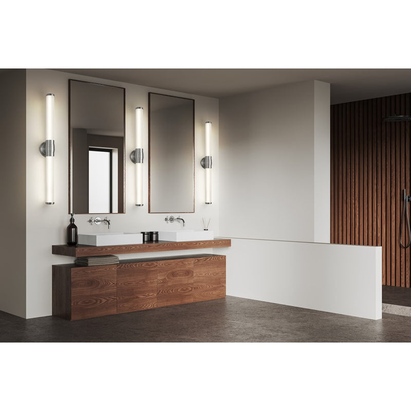 Z-Lite Warwick 1 Light 4" LED Vanity 32W, Nickel/Opal White