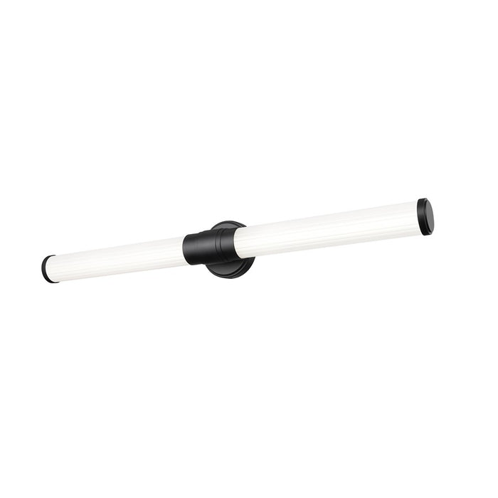 Z-Lite Warwick 1 Light 4" LED Vanity 32W, Matte Black/Opal White