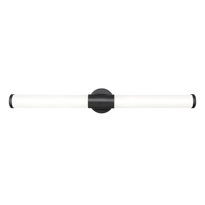 Z-Lite Warwick 1 Light 4" LED Vanity 32W, Matte Black/Opal White