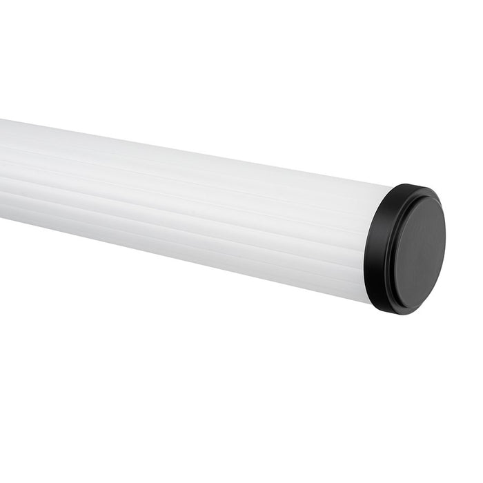 Z-Lite Warwick 1Lt 4" LED Vanity/32W, Matte Black/Opal White