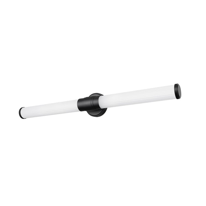 Z-Lite Warwick 1 Light 4" LED Vanity 32W, Matte Black/Opal White