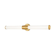 Z-Lite Warwick 1Lt 4" LED Vanity/32W, Modern Gold/Opal White - 1020-32W-MGLD-LED