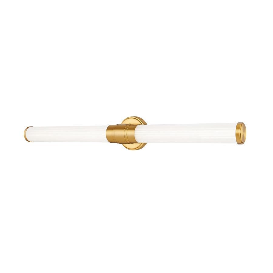 Z-Lite Warwick 1Lt 4" LED Vanity/32W, Modern Gold/Opal White - 1020-32W-MGLD-LED