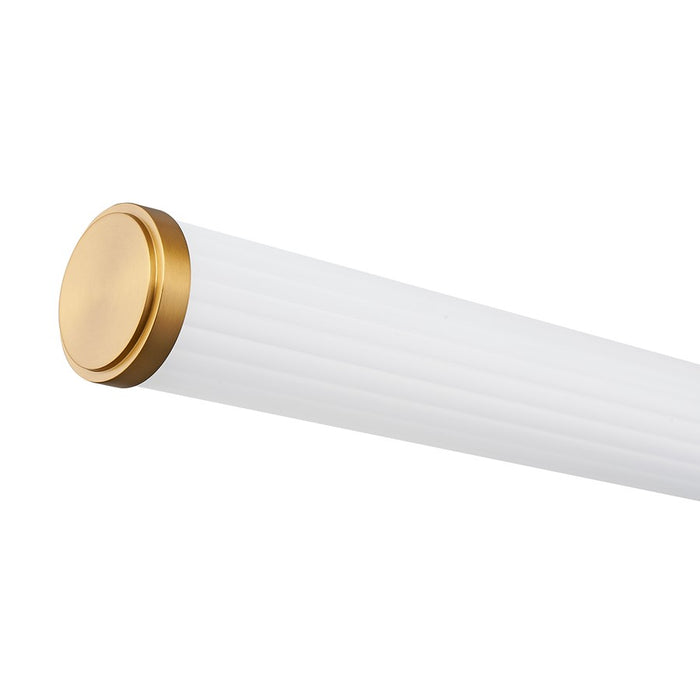Z-Lite Warwick 1Lt 4" LED Vanity/32W, Modern Gold/Opal White