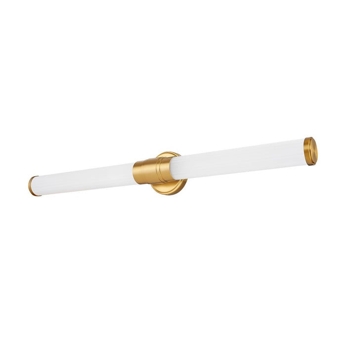 Z-Lite Warwick 1Lt 4" LED Vanity/32W, Modern Gold/Opal White