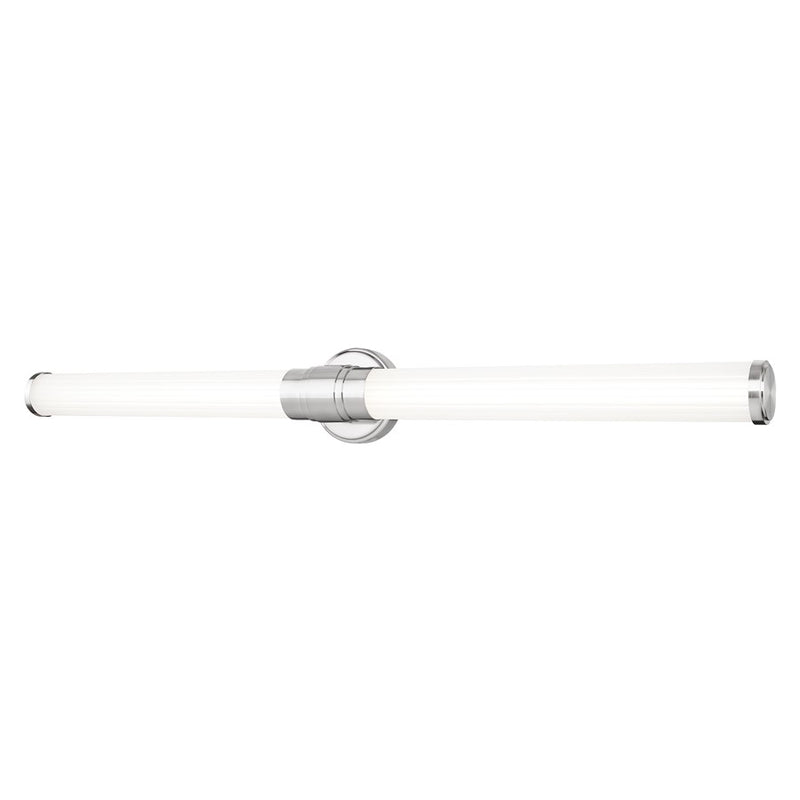 Z-Lite Warwick 1Lt 4" LED Vanity/40W, Nickel/Opal White - 1020-40W-BN-LED
