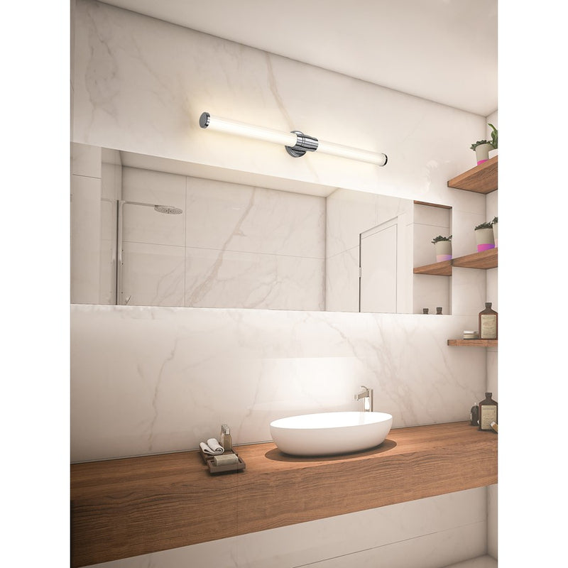 Z-Lite Warwick 1 Light 4" LED Vanity/40W, Chrome/Opal White