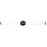 Z-Lite Warwick 1 Light 4" LED Vanity 40W, Matte Black/Opal White