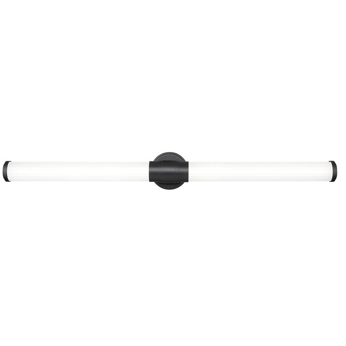 Z-Lite Warwick 1 Light 4" LED Vanity 40W, Matte Black/Opal White